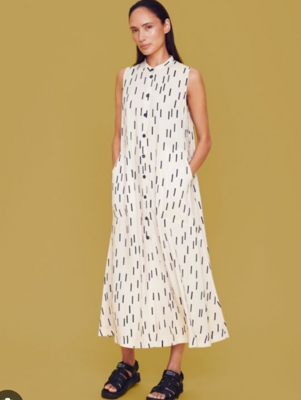 Bitte Kai Rand ☆Sleveless Button Front Dress